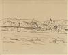ALBERT MARQUET Three pen and ink drawings.